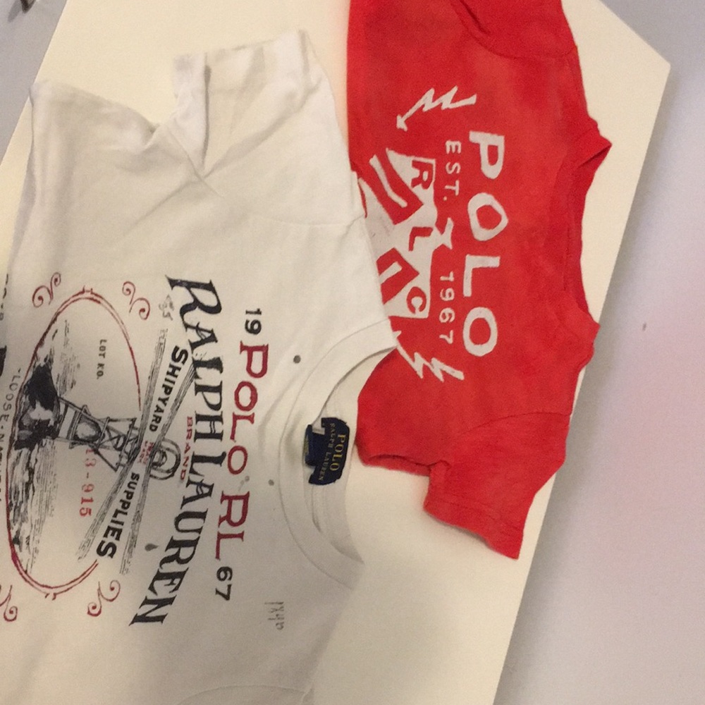 2 Boys Ralph Lauren Polo T-Shirts